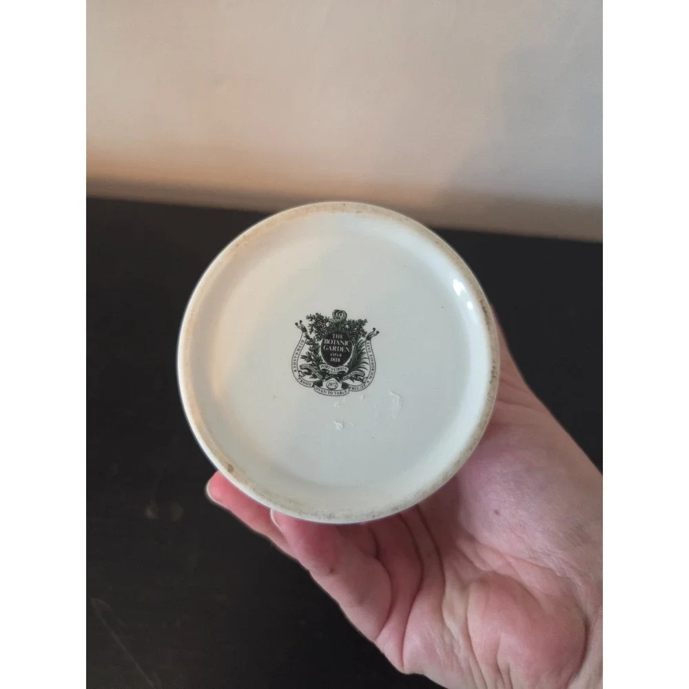 Portmeirion Botanic Garden Canister w/ Lid Cyclamen Repandum 4.5''